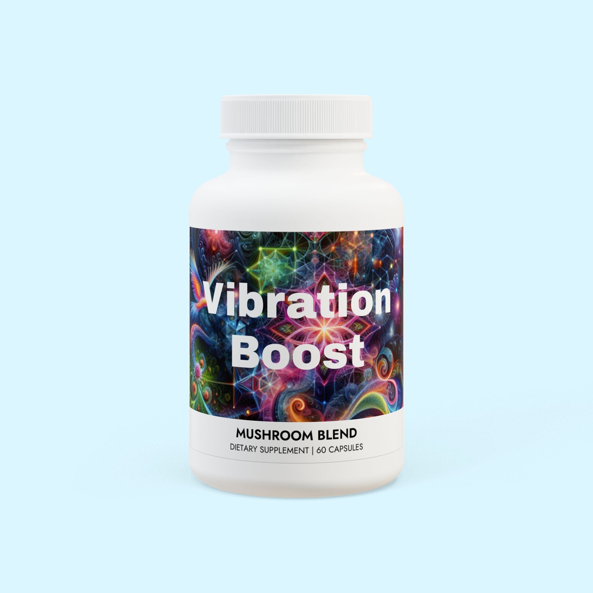 Vibration Boost - Functional Mushroom Blend Supplement (60 Capsules)