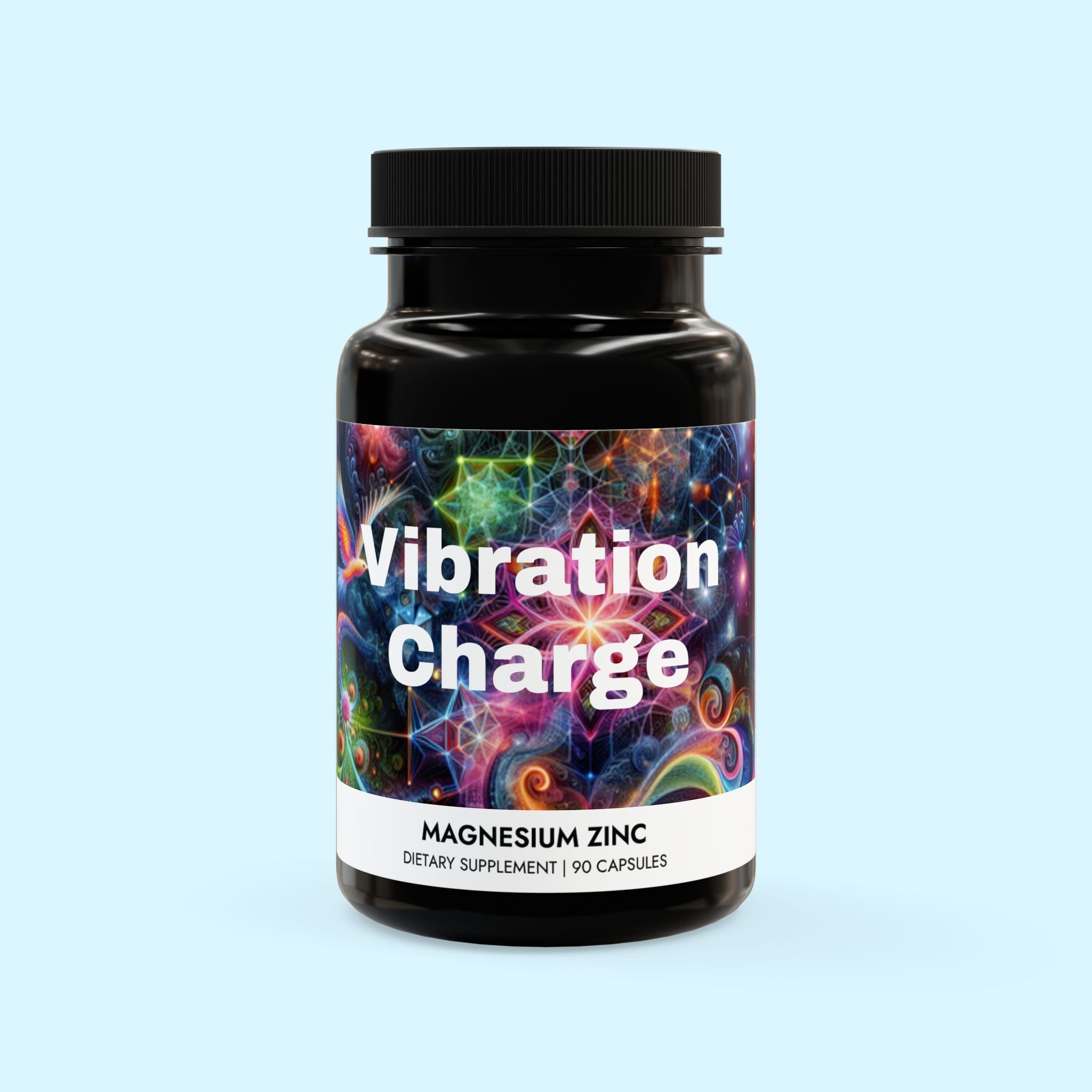 Vibration Charge- Magnesium Zinc Supplement (90 Capsules)